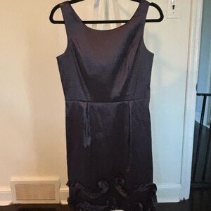 Max & Cleo Dark Purple Midi Dress